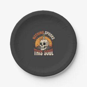 Halloween Tapferer Skelett Nacht Pappteller