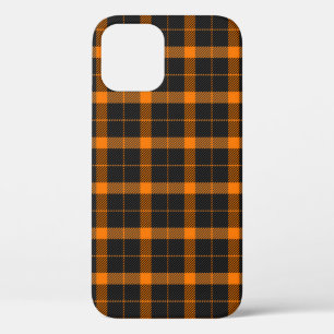 Halloween Tartan kariert. Schottisches Muster in O Case-Mate iPhone Hülle