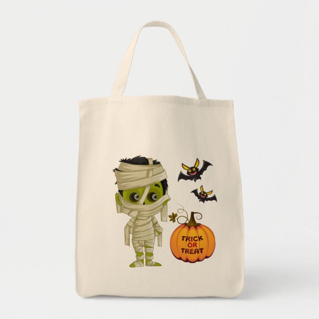 Halloween Tasche-Mama Junge Tragetasche (Vorne)