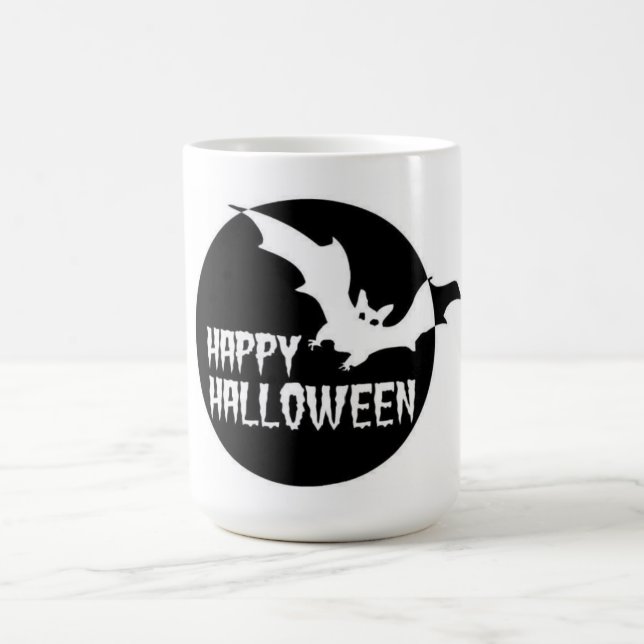 Halloween-Tasse/Bat Kaffeetasse (Mittel)