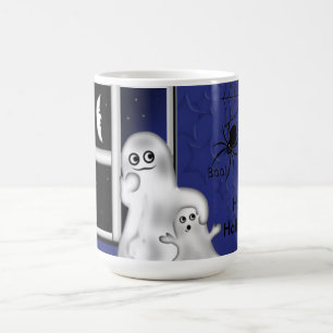 Halloween Tasse/Geist und Mond Kaffeetasse