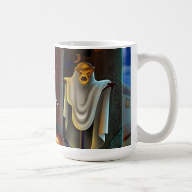 Halloween Tasse/Geist und Pumpkins Tasse (Rechts)