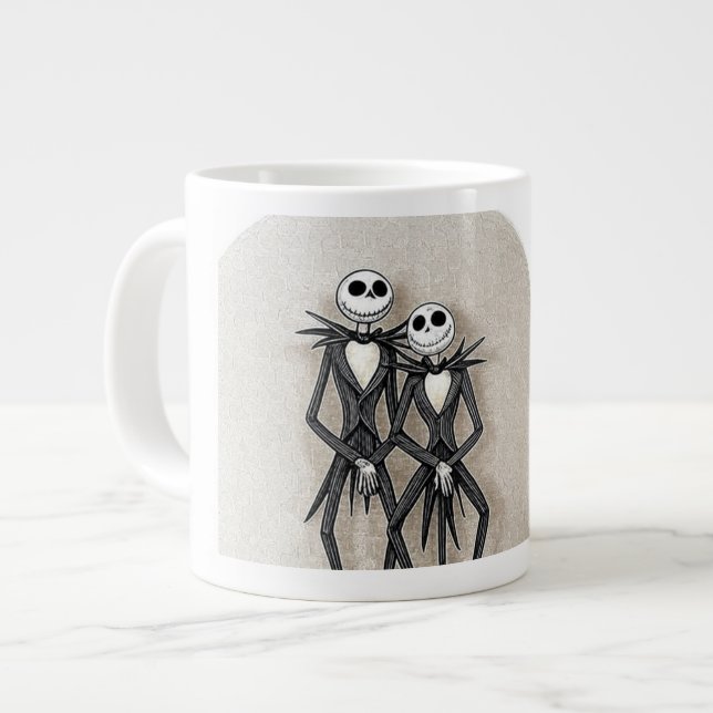 Halloween-Tasse Jumbo-Tasse (Vorderseite Links)