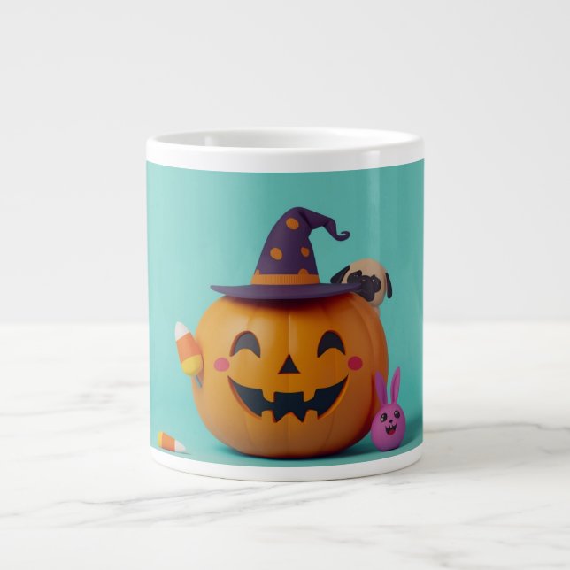 Halloween-Tasse Jumbo-Tasse (Vorderseite)