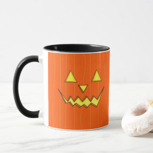 Halloween-Tasse mit Jack-o-Lantern-Gesichtsausdruc Tasse