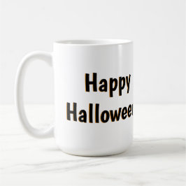 Halloween-Tasse mit niedlicher Katze und Kürbis Kaffeetasse