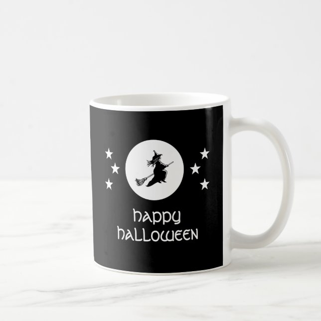 Halloween-Tasse, schwarz Kaffeetasse (Rechts)