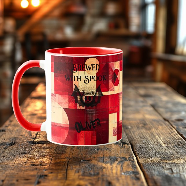 Halloween-Tasse - Spooky Bat mit Spook gebraut Tasse (Von Creator hochgeladen)