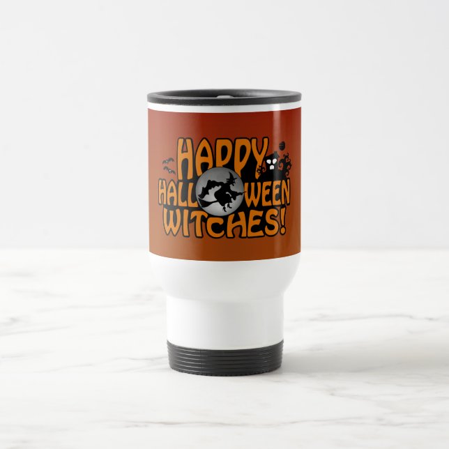 Halloween-Tasse - Stil & Farbe wählen Reisebecher (Mittel)