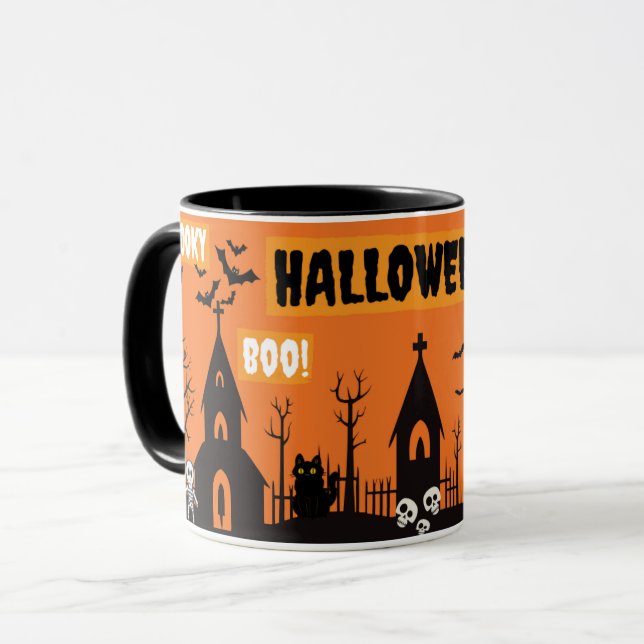 Halloween-Tasse Tasse (Vorderseite Links)
