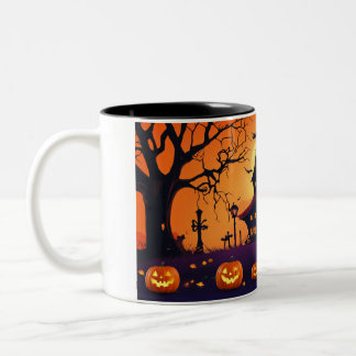 Halloween-Tasse Zweifarbige Tasse