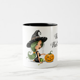 Halloween-Tasse Zweifarbige Tasse