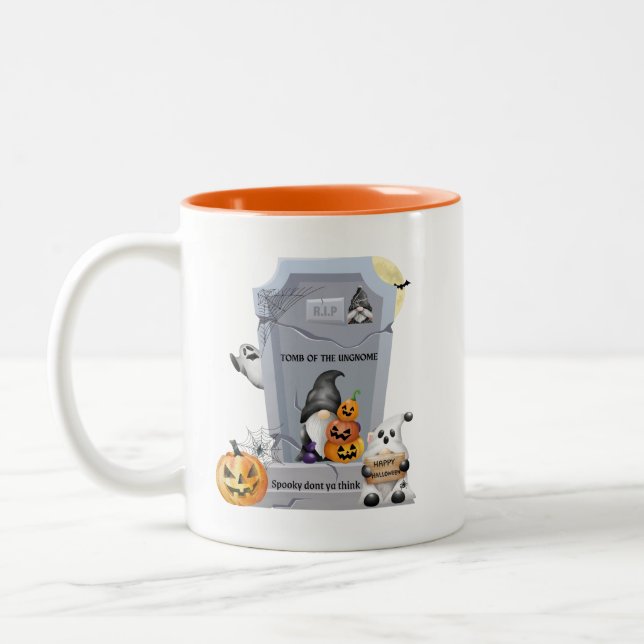 Halloween-Tasse Zweifarbige Tasse (Links)