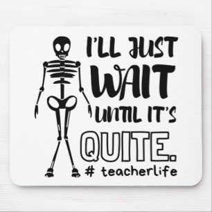Halloween Teacher Fall Lehrer Mousepad