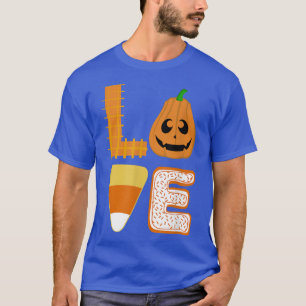 Halloween Teacher Liebe Halloween Candy Corni Pump T-Shirt