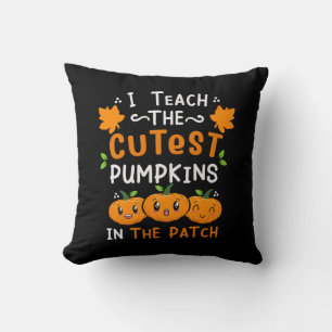 Halloween Teacher Niedliche Pumpkins Geburtstag Kissen