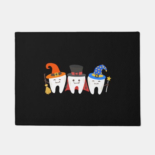 Halloween Teeth Dental Fußmatte (Vorderseite)