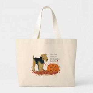 Halloween Terrier Jumbo Stoffbeutel