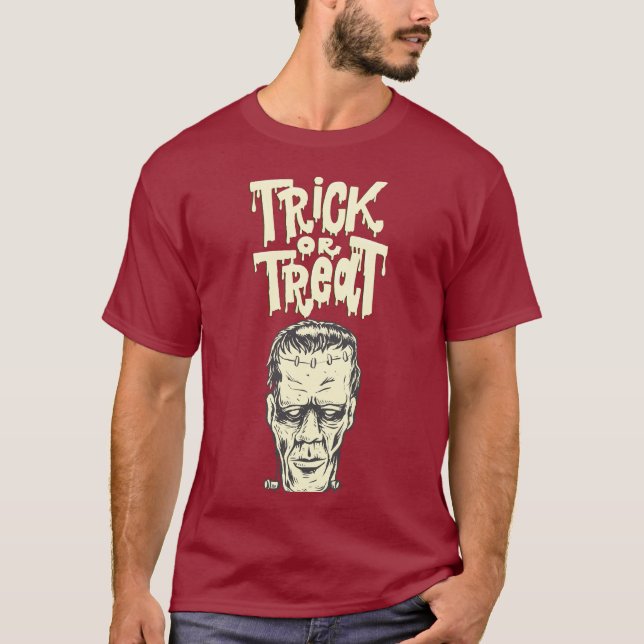 Halloween-Terror füllt den Himmel T-Shirt (Vorderseite)