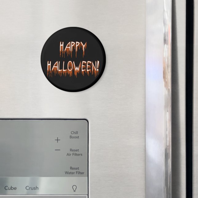 Halloween-Text Magnet (In Situ (Kühlschrank))