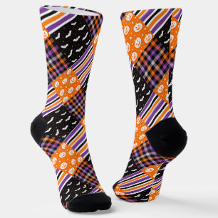 Halloween-Texturen Socken