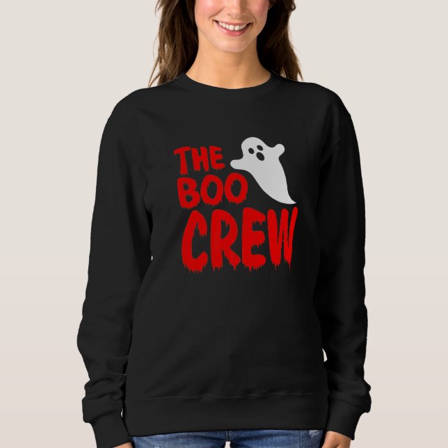 Halloween The Boo Crew for Kids & Adults  Trick or Sweatshirt (Vorderseite)