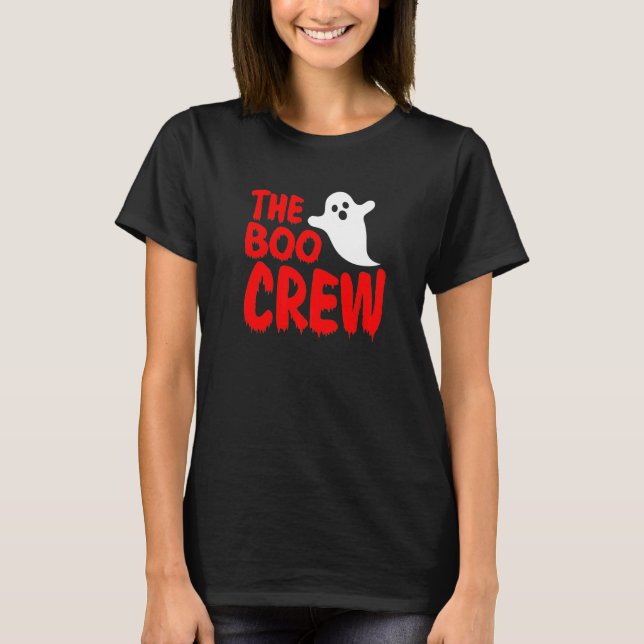 Halloween The Boo Crew for Kids & Adults  Trick or T-Shirt (Vorderseite)