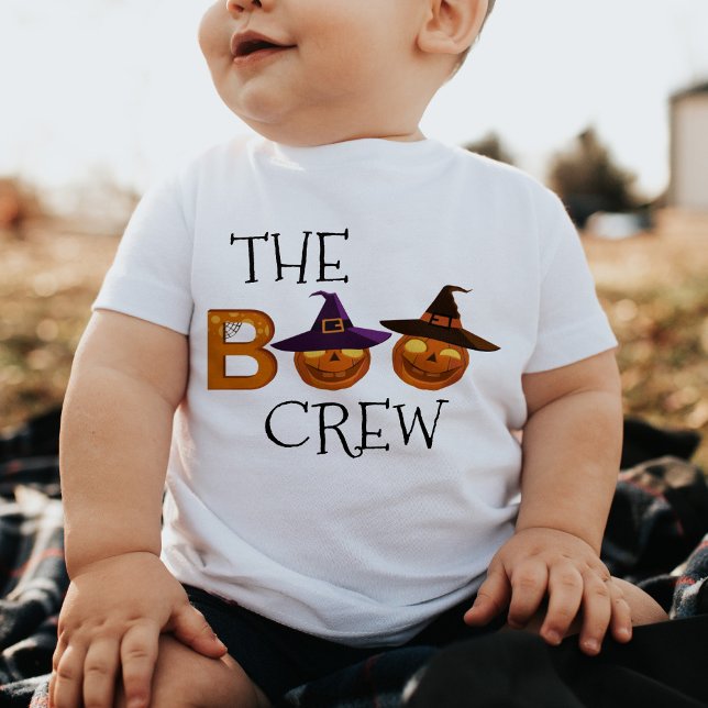Halloween The Boo Crew Illustration Family Baby T-shirt (Von Creator hochgeladen)