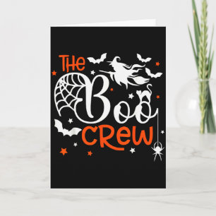 Halloween The Boo Crew - Lustige Soky Hexe, Katze, Karte