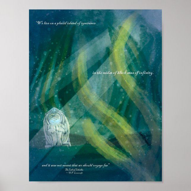 Halloween The Call of Cthulhu Art Print  Poster (Vorne)