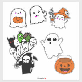 Halloween-Thema Aufkleber