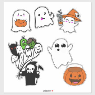 Halloween-Thema Aufkleber