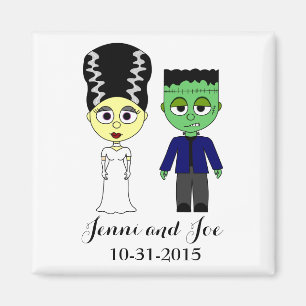 Halloween-Thema-Hochzeits-Magnet Magnet