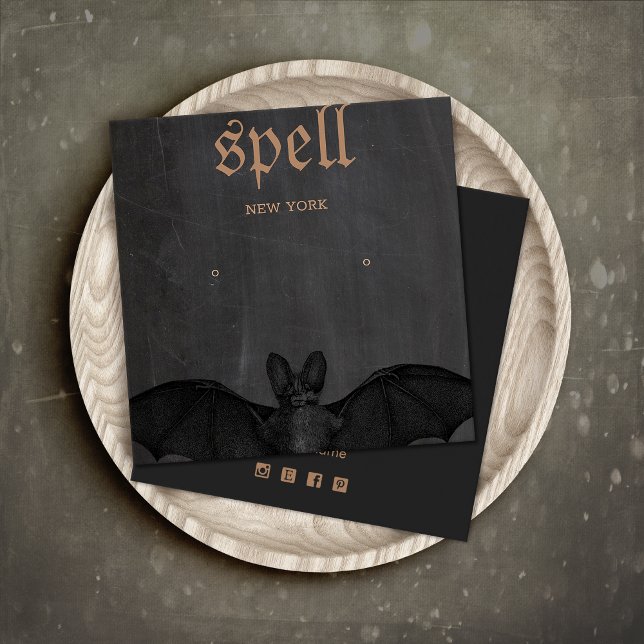 Halloween Theme Bat Stuhl Earring Display Card (Von Creator hochgeladen)