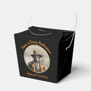 Halloween Theme - Beängstigende lächelnde Strohhal Geschenkschachtel