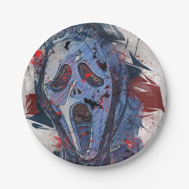 Halloween Theme Ghost Pappteller (Vorderseite)