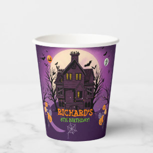 Halloween Theme Kindergeburtstag Party Pappbecher
