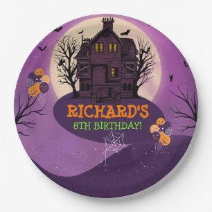 Halloween Theme Kindergeburtstag Party Pappteller