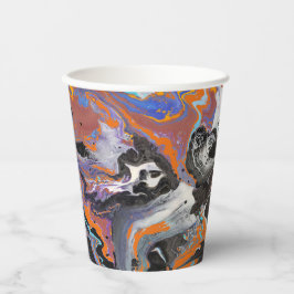Halloween Themed Abstrakt Art Pappbecher