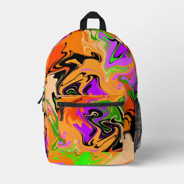 Halloween Themed  Bedruckter Rucksack (Vorderseite)