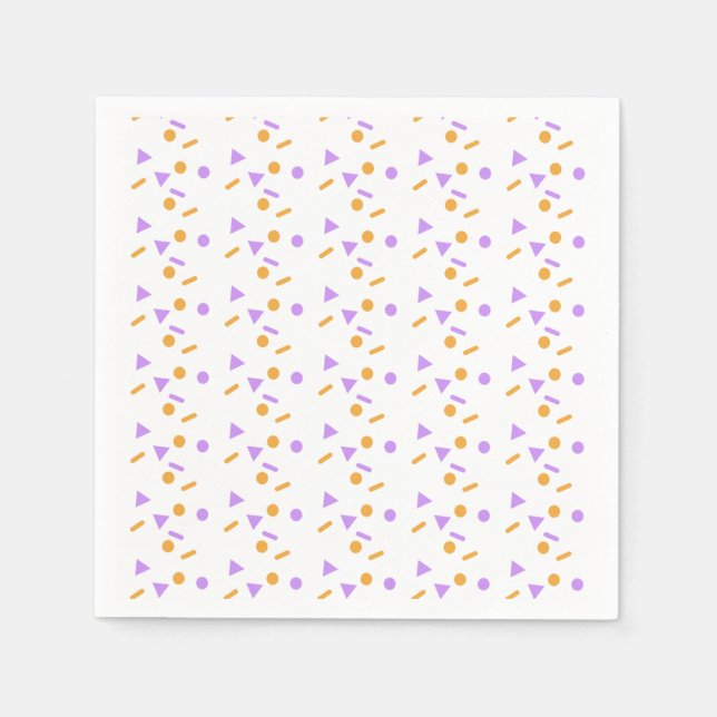 Halloween Themed Confetti Sprinkles | LILA Serviette (Vorderseite)