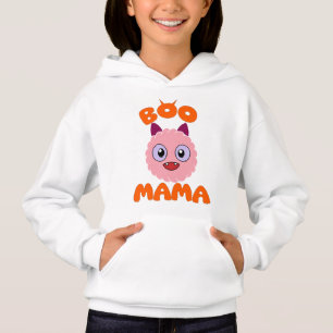 HALLOWEEN THEMED DESIGN FOR KIDS BOO MAMA HOODIE