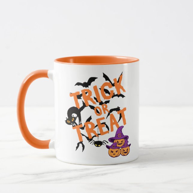 halloween themed mug tasse (Links)