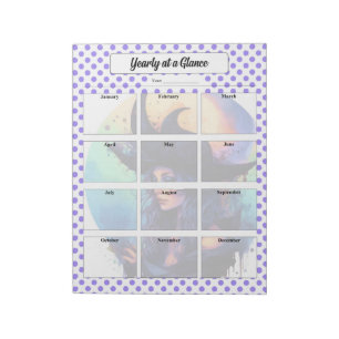 Halloween Themed Year Planner Notizblock