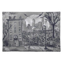 Halloween-themenorientierte Tischsets