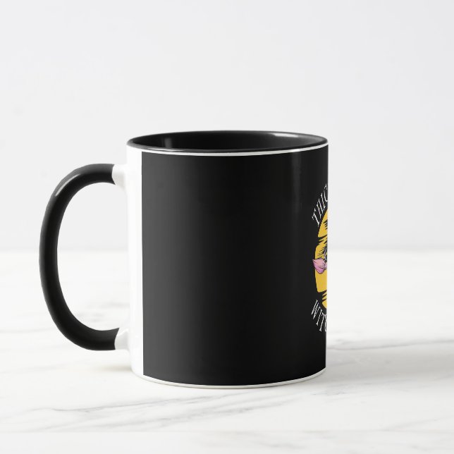 Halloween Thick Thighs Witchy Vibes Tasse (Links)