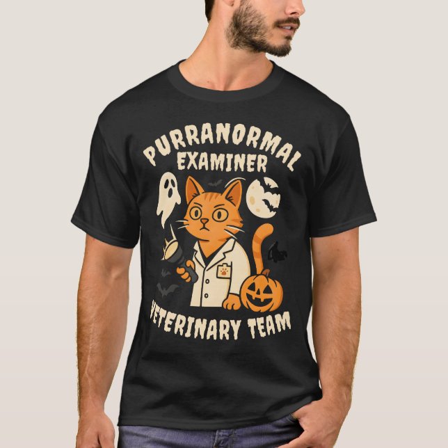 Halloween, Tierarzt des Purranormalen Tierarztes T-Shirt (Vorderseite)