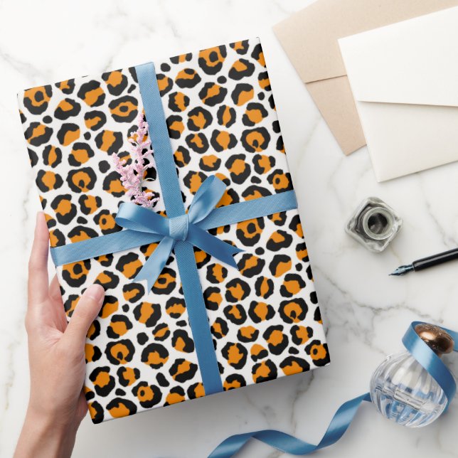 Halloween-Tiermuster Geschenkpapier (Schenken)