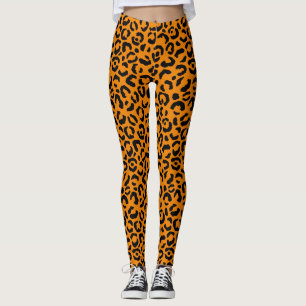 Halloween-Tiermuster Leggings