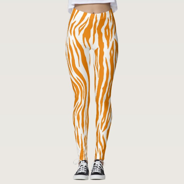 Halloween-Tiermuster Leggings (Vorderseite)